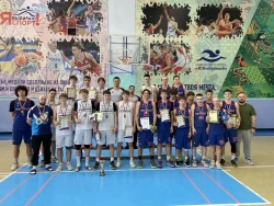 Награждение баскетболистов в Рубцовске