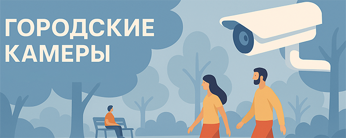 Баннер камеры города